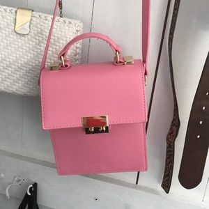 Pink Zara crossbody